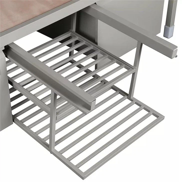 Single metal bed with cabinet (2)